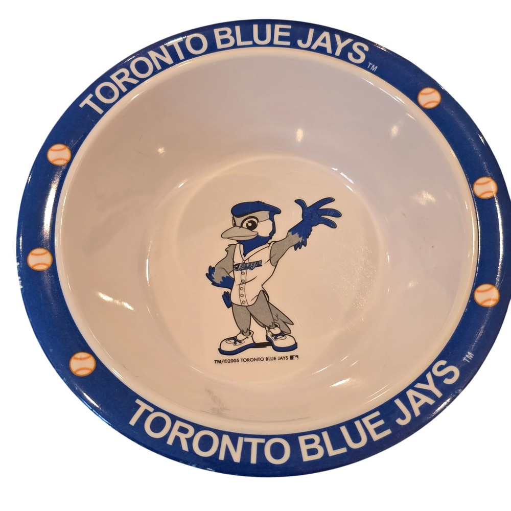 Vintage Toronto Blue Jays Duck House Melamine Bowls Set of 2 Mascot Ace MLB 2005